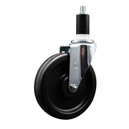 Service Caster 6'' Phenolic Wheel Swivel 1-3/8'' Expanding Stem Caster SCC-EX20S615-PHR-138